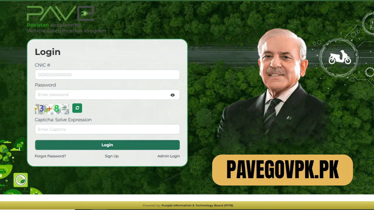 How to Login For pave